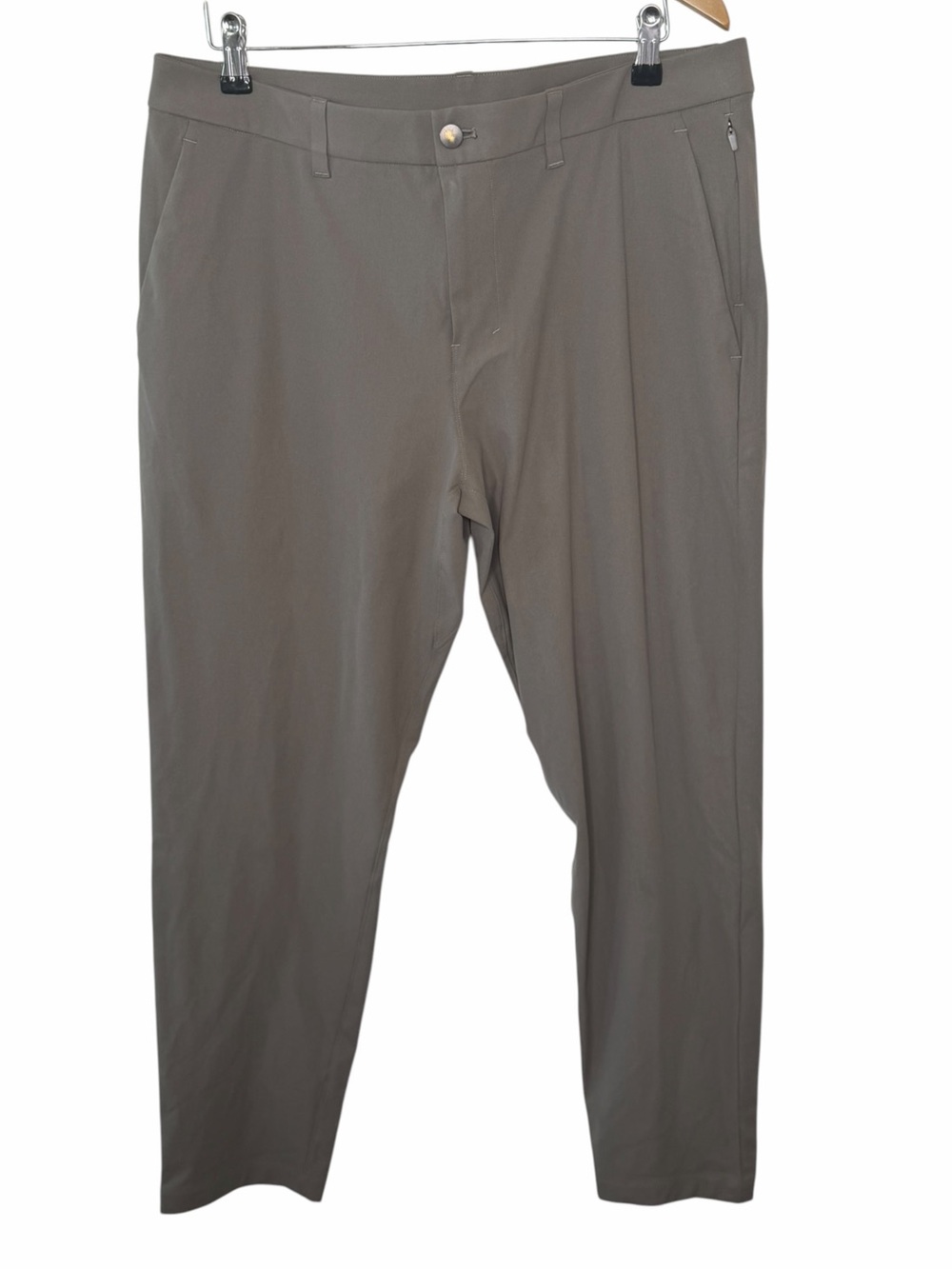 Lululemon men’s Men's Casual Stretch Trousers Taupe size 36